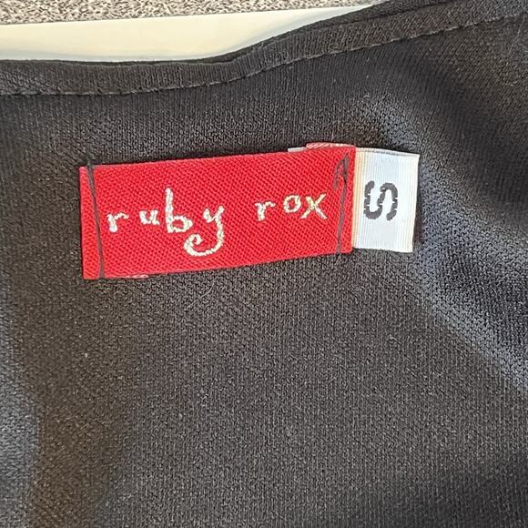 Ruby rox Sequin black sheath‎ lined dress Small holiday party - Picture 5 of 6